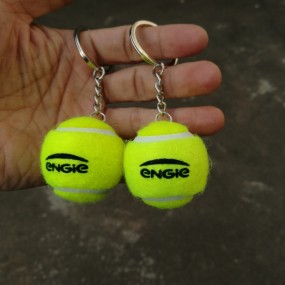Bedruckte Tennisball Schlüsselanhänger als Werbeartikel...