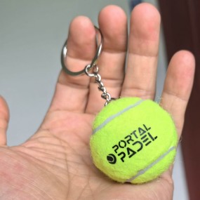 Tennisball  Padelball Schlüsselanhänger mit Logo bedruc...